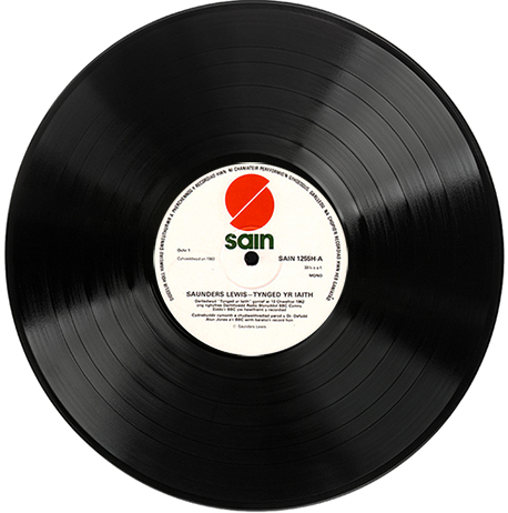 photograph of LP record