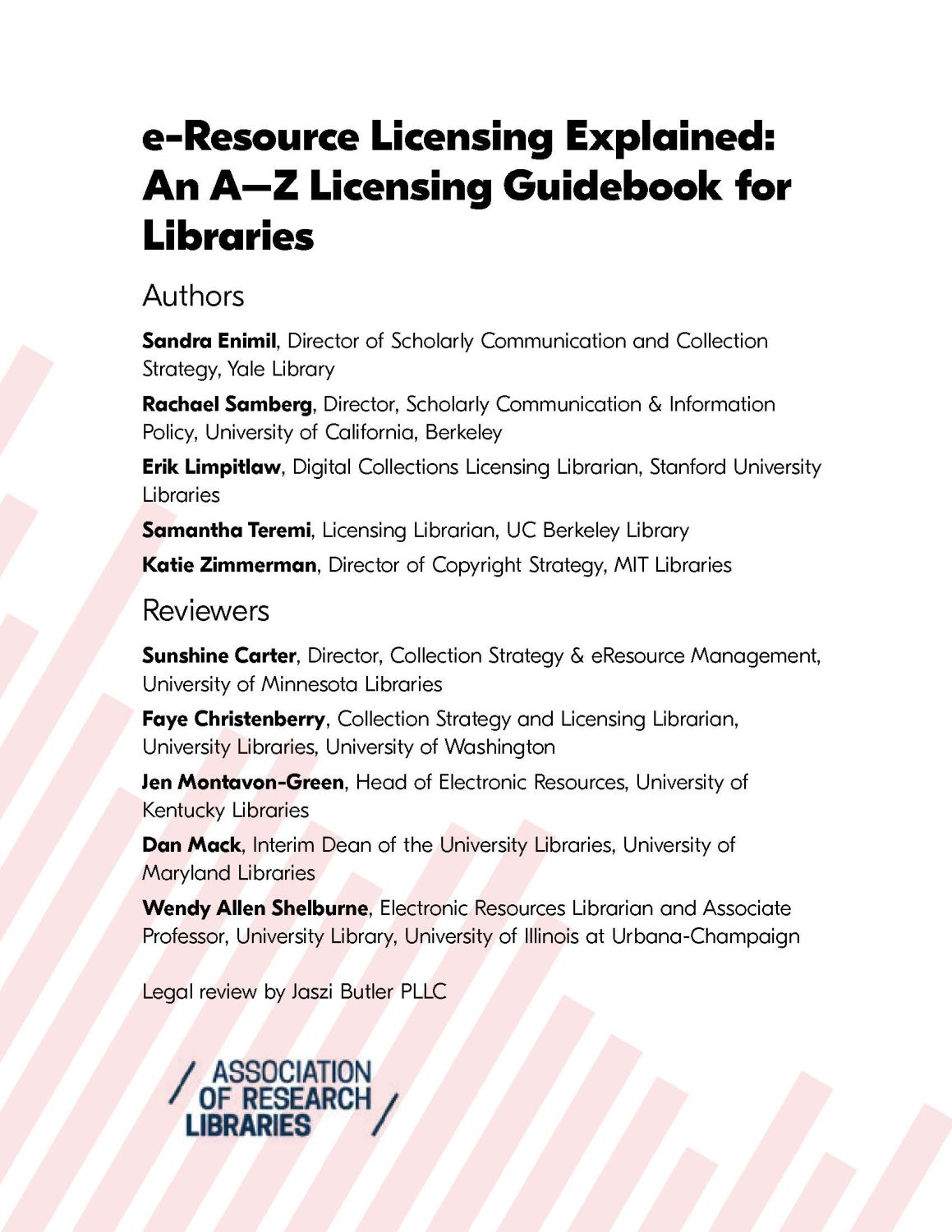 Cover image for E-Resource Licensing Explained